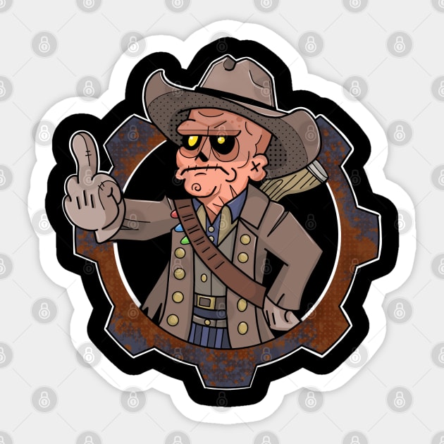 Ghoulish Charm Perk Sticker by InkyMcStapleface